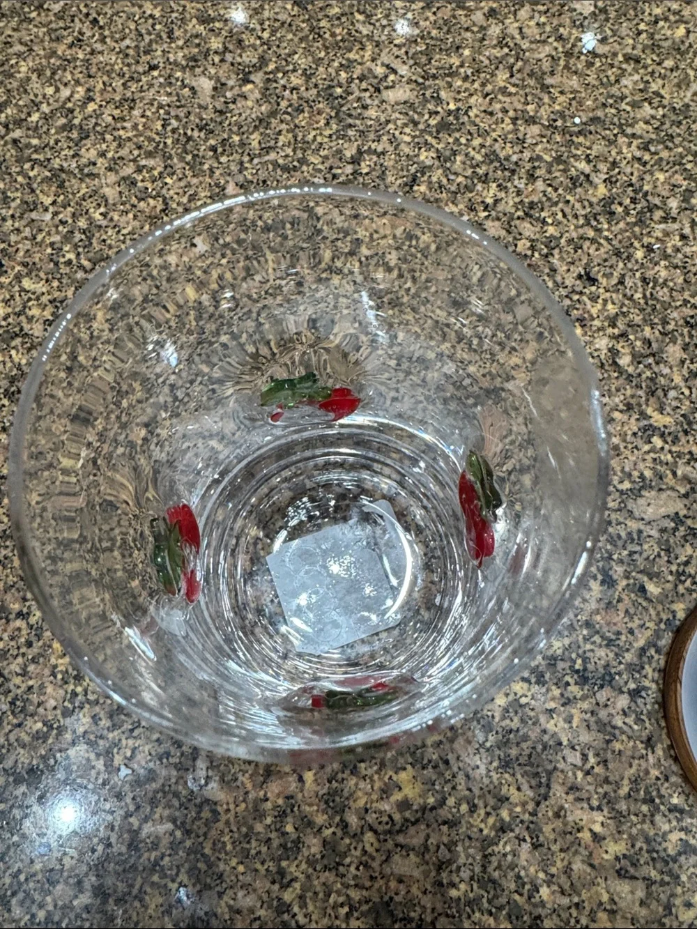 2 Cherry Canister Set & Wooden Lids with Glass